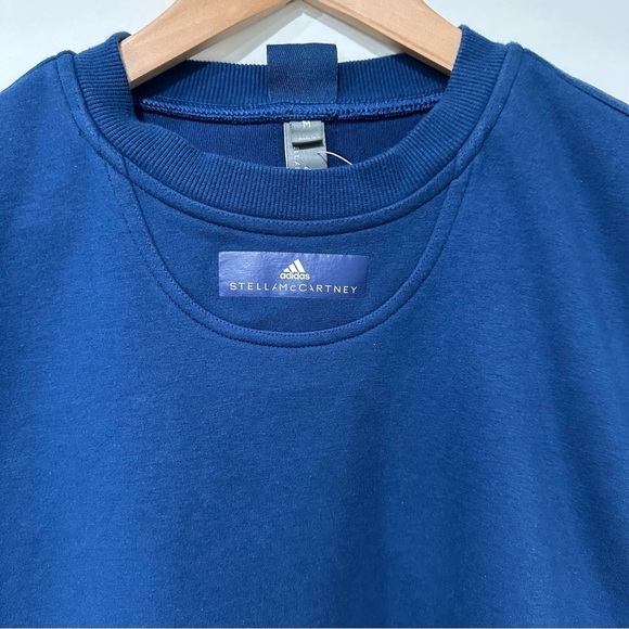 Stella McCartney x Adidas Sweatshirt Vest Blue Size Medium - Picture 4 of 8